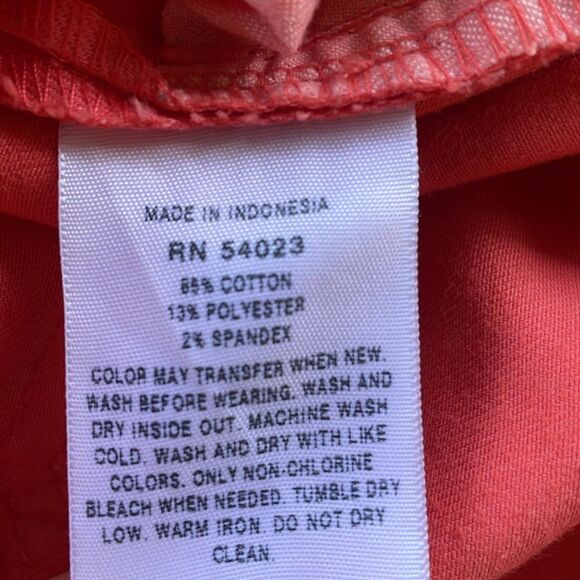 Gap 1969 Zip Leg Legging Jean in Flamingo Size 30/10R - Picture 8 of 8